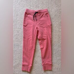 NWT J. Crew Crewcuts Zip-Pocket Slim Cotton Sweatpant Nantucket Faded Red S 6 7